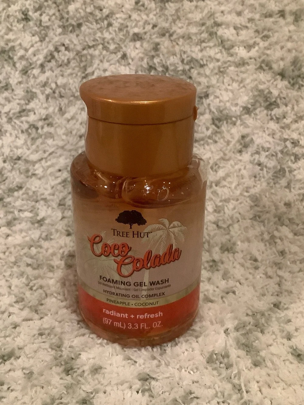 Tree Hut Scented Coco Colada Foaming Gel Wash Coconut Pineapple NWT 3.3oz